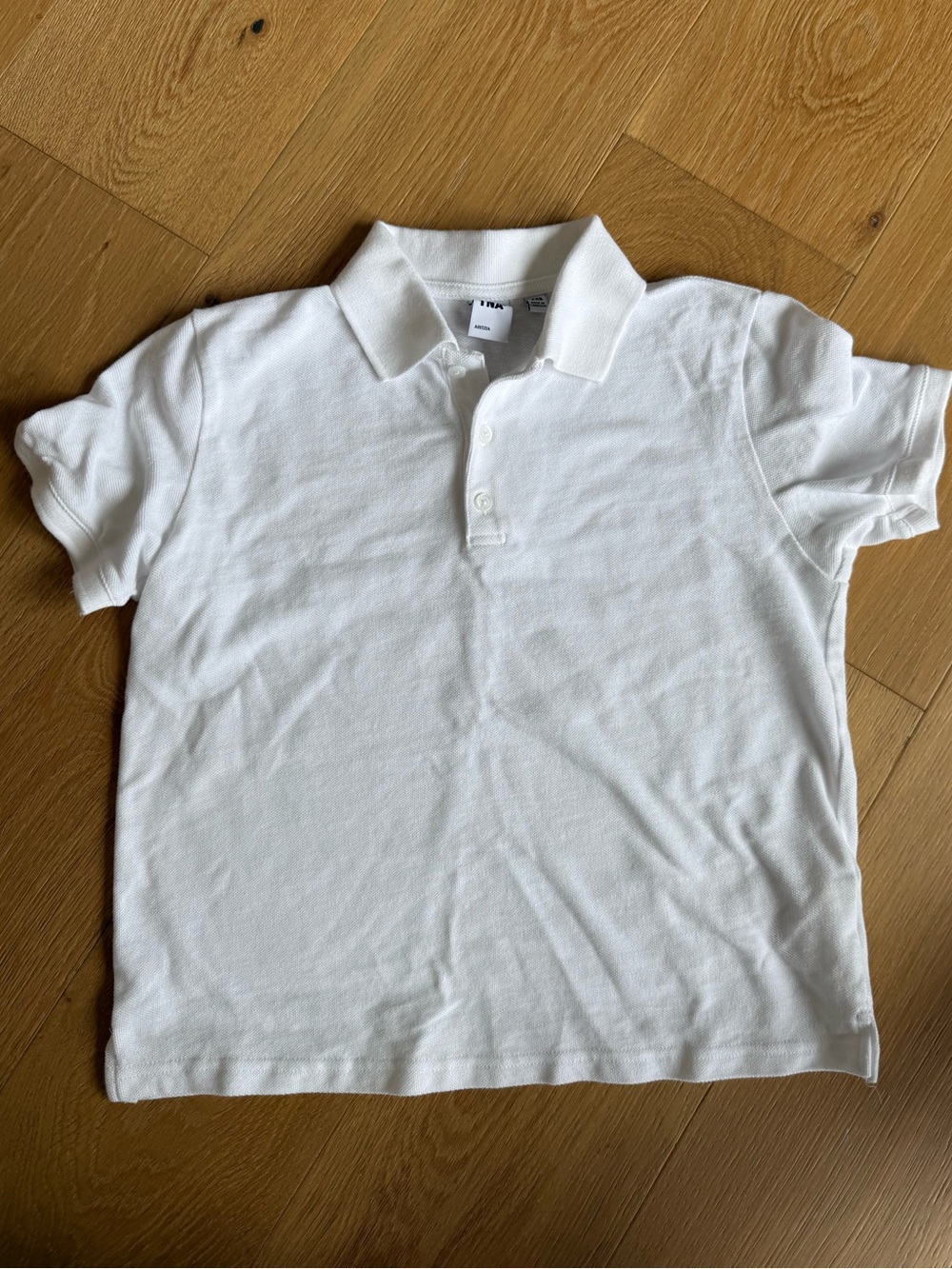 Aritzia White Polo Shirt - Classic Uniform style 2XS (worn once)